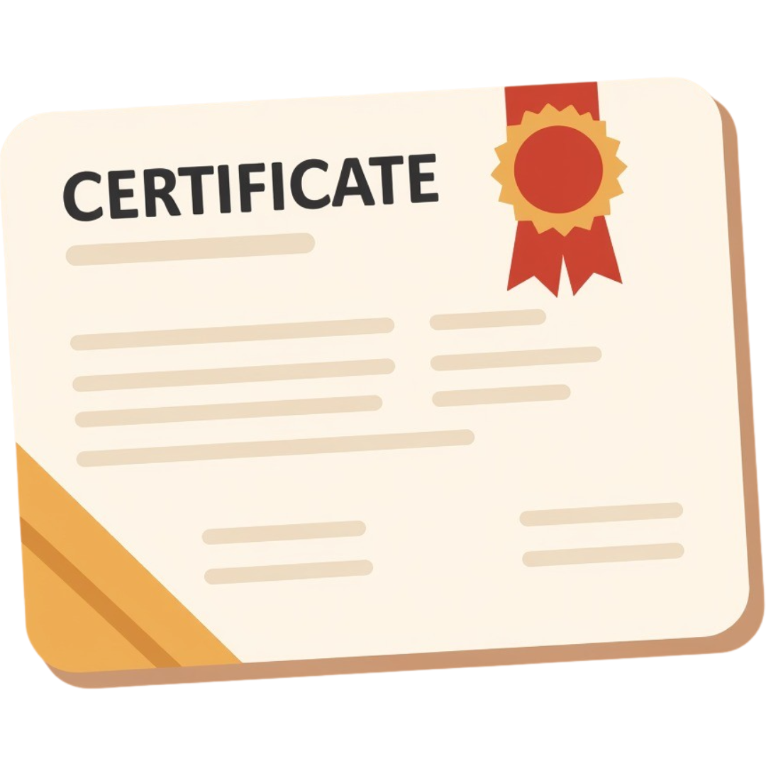 ESG compliance certificate